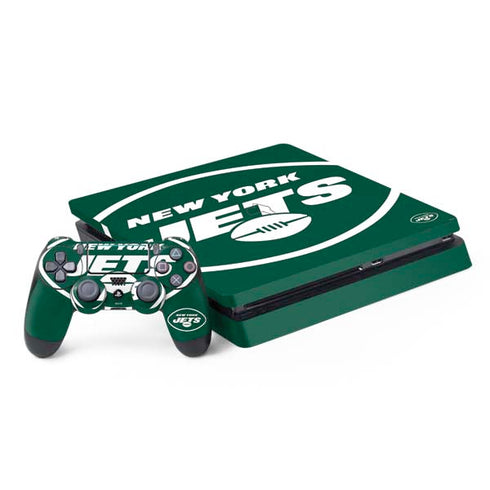 NFL New York Jets Large Logo PS4 Slim Bundle Skin